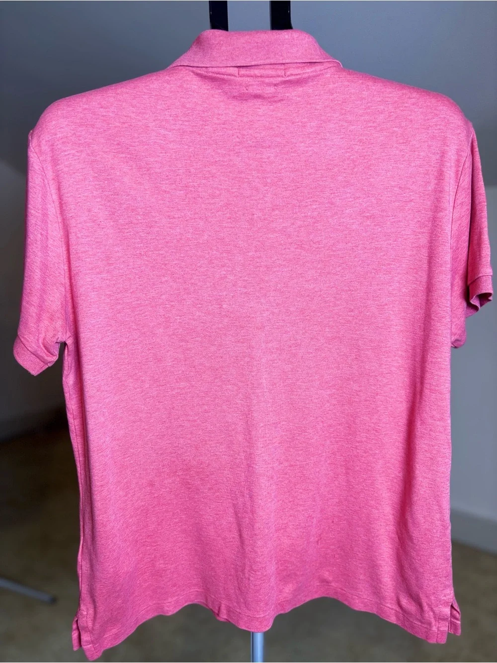 Polo by Ralph Lauren Heather Pink Short Sleeve Polo with Blue Pony